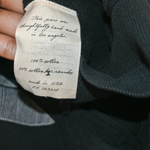 Raquel Allegra $425 Jackie Cardigan Oversize fit size 0 100% Cotton - Picture 7 of 11